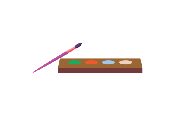 Design Paints and Painting Brushes: A Versatile Graphic Freebie for Branding