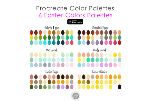 Easter Procreate Color Palette Review