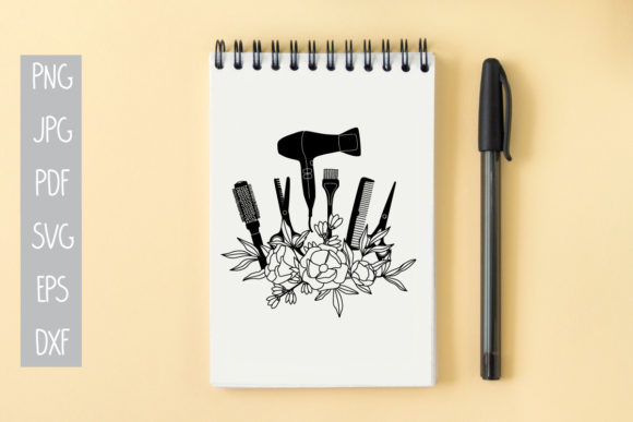 Hair Stylists Combs and Brushes Embroidery Design Review