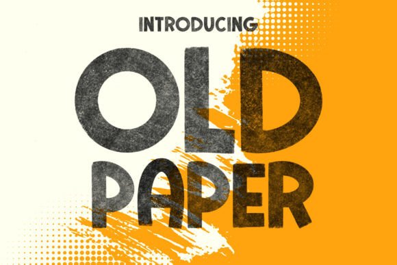 Old Paper: A Decorative Font for Creative Branding