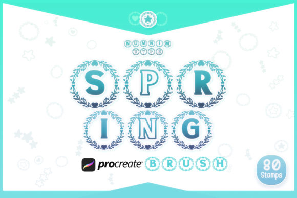 Procreate Brush Spring Wreath Alphabet Review