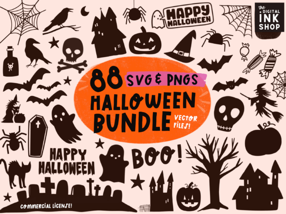 SVG Halloween Graphics Review for Embroidery Projects